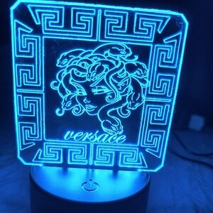 MEDUSA Versace Blue LED Light